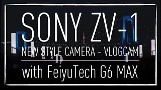 【VLOGCAM】SONY ZV-1 with FeiyuTech G6MAX【レビュー】