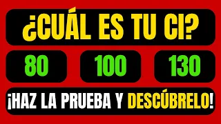 Descubre tu CI con estas 15 preguntas