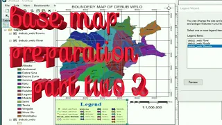 How to prepare base map using arc gis  in amharic (part 2)-map preparation