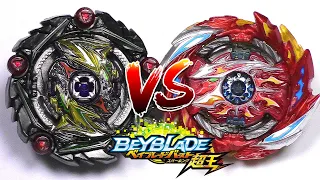 SPARKING BATTLE: CURSE SATAN vs SUPER HYPERION!! Beyblade Burst Superking ベイブレードバースト超王