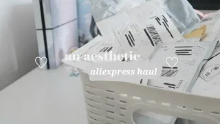 an aesthetic aliexpress haul