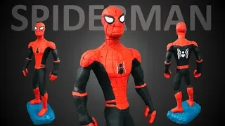 SPIDERMAN FAR FROM HOME SCULPTURE in Polymer Clay