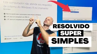 ATUALIZAÇÃO e INSTALAÇÃO WIN 11 sem suporte para TPM 2.0 - Secure Boot - CPU ou RAM