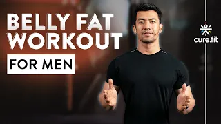 Belly Fat Workout For Men | Belly Workout At Home | Belly Burn Workout | Cult Fit | CureFit