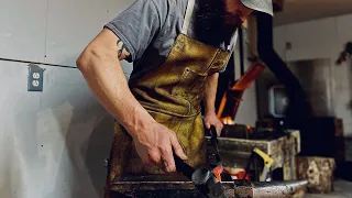 Forging BOX JAW TONGS from Ken’s Custom Iron