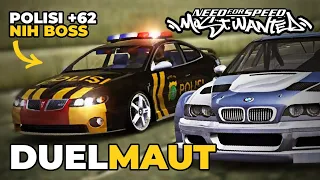 Indonesian Police Car Vs BMW M3 GTR Razor Blacklist #1 | Need For Speed Most Wanted 2005