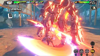 Zenless Zone Zero CBT2 : Soldier 11 Soukaku Von Lycaon Team vs Double Giant Robot Final Boss Fight