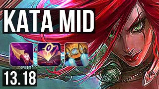 KATARINA vs KASSADIN (MID) | 17/0/2, Legendary, 2.0M mastery, 700+ games | KR Diamond | 13.18