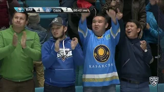 Dinamo Mn 1 Barys 4, 21 September 2017 Highlights