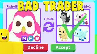My Little Brother TRADED my MEGA PETS! (Adopt Me)