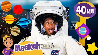 Meekah Becomes an Astronaut! | Meekah's Space Adventures | Blippi and Meekah Kids TV