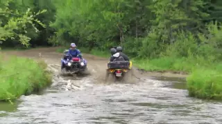 CFMOTO Snyper 800 Zforce vs ATV's in water
