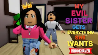 My Evil Sister Gets Anything She Wants! | Brookhaven roleplay |(VOICED)
