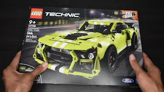 Shelby GT500 Mustang Lego Technic Build / ASMR