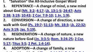 The Biblical Doctrine Of Salvation Part 1.mpeg