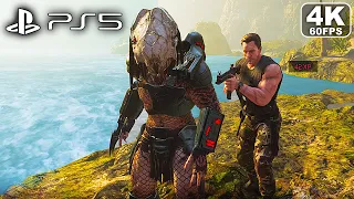 PS5 Gameplay - Feral Predator Vs Dutch Arnold Schwarzenegger 4K 60FPS