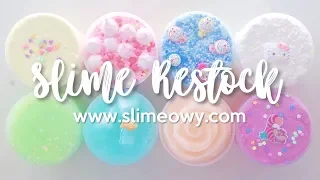 HUGE SLIME RESTOCK: NEW CRUNCHY, JELLY, CLOUD, & MORE! April 13