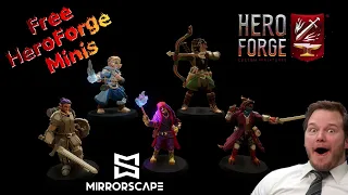 Free HeroForge minis!  Watch the video to learn how to claim your FREE @HeroForgeMinis minis!