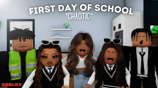 FIRST DAY OF SCHOOL MORNING ROUTINE!! *CHAOTIC* 😴📚 //*Brookhaven Roleplay*// | The Wreyjo Family