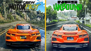 (PS5) The Crew Motorfest VS NEED FOR SPEED UNBOUND GRAPHICS COMPARSION PS5 VS XBOX 4K60FPS