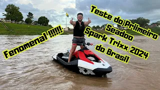 Teste e Impressoes Do Primeiro Seadoo Spark Trixx 2024 do Brasil