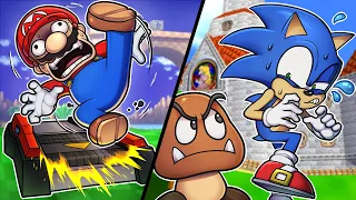 I Made Mario And Sonic Swap Games To See Who's Better