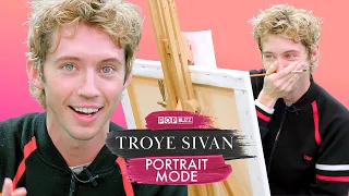 Troye Sivan Paints A Self-Portrait While Answering Deep And Chaotic Questions