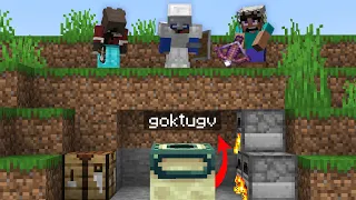 Minecraft Manhunt ama TÜM BLOKLARA DÖNÜŞEBİLİYORUM