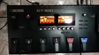 Boss gt-100 My Ambient Manual Mode loop.