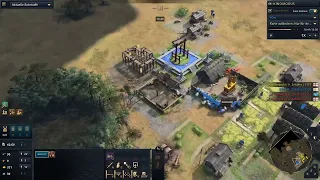 JAPANESE/ENGLISH vs. FRENCH/ENGLISH - 2v2 Team Games Replay Analyse | AOE4