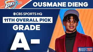 Ousmane Dieng Selected No. 11 In Trade To Oklahoma City Thunder | 2022 NBA Draft | CBS Sports HQ