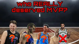 Who REALLY Deserved MVP?