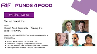 Webinar: Global Food Insecurity - Taking the Long Term View