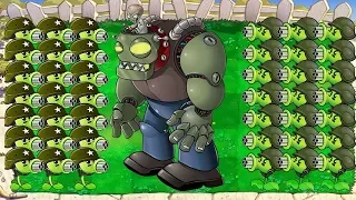 Gatling Pea vs Dr. Zomboss vs Giga-Gargantuar Epic Hack PvZ