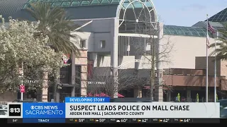 Suspect leads police on mall chase in Sacramento