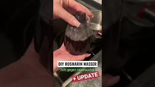 DIY ROSMARIN WASSER - Lösung gegen Haarausfall + UPDATE #diyrosmarinwasser #haarausfall