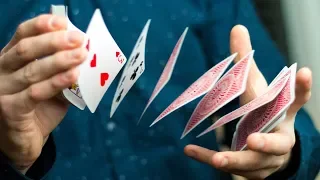 The CARD SPRING - CARD FLOURISH Tutorial