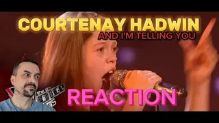 Courtney performs 'And I'm Telling You': Live Final | The Voice Kids UK 2017 REACTION