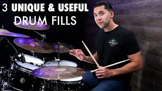 3 Epic Drum Fills That Work! "Tasteful & Musical" - Drum Lesson