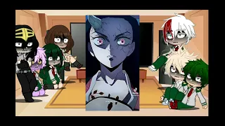 MHA meet (reacts to) Nezuko part 2/3 // 500+subs and new year special☆