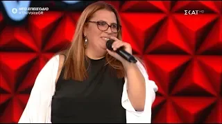 Η Έλλη Πλατάνου στο team της Έλενας Παπαρίζου (The Voice of Greece 4)