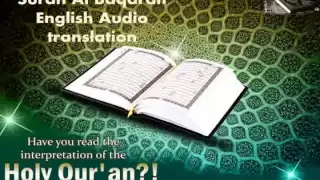 Listen to the beautiful Quran-Arabic and English -surah Al Baqarah