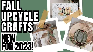 Fall Upcycle Crafts - NEW for 2023