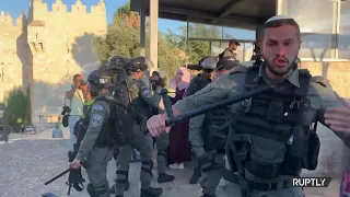 Arrests as Israeli forces clash with Palestinian protesters near Damascus Gate