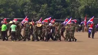 Latihan Pertunjukan Sosiodrama Panglima Soedirman dalam rangka HUT Ke-72 TNI