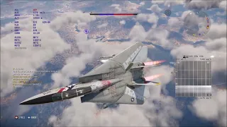 War Thunder aim-54 Phoenix's longest air-to-air kill hit recorded, first in-game firing at 100km