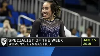 Katelyn Ohashi's jaw-dropping viral floor routine nets her Pac-12 Women's Gymnastics Specialist...