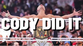 Cody Rhodes Finally Finished His Story