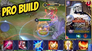 ZANIS BEST PRO BUILD INSANE DAMAGE | AoV | 傳說對決 | RoV | Liên Quân Mobile