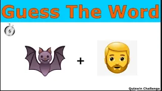 Can You Guess The Name By Emoji | Hidden Word Challenge By Emoji | Quizwin Challenge